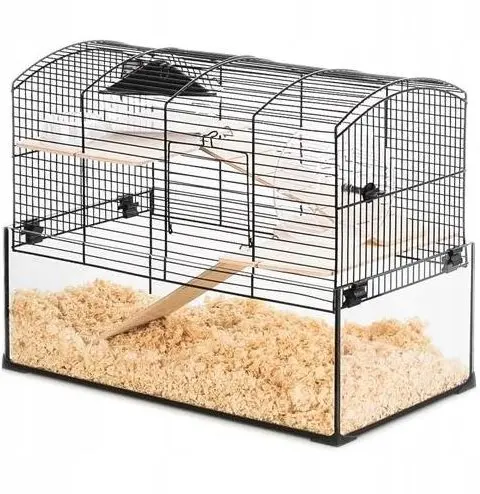 ZOLUX Cage Neo Panas Little With Glass Cuvette Black