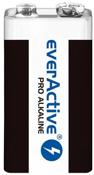 Alkaline Battery 6LR61 9V (R9 ) EverActive Pro