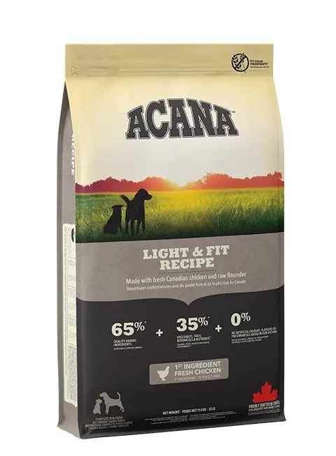 ACANA Dog Light Fit Recipe - Dry Dog Food - 11 4kg