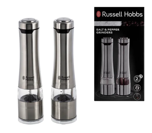 Russell Hobbs 23460-56 Seasoning Grinder Salt Pepper Grinder Set Stainless Steel