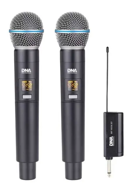 DNA BAT DUAL VOCAL SET zestaw bezprzewodowy akumul