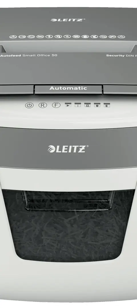 Leitz IQ Autofeed Small Office 50X Automatic Paper Shredder P4
