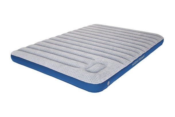 High Peak Air Bed Cross Beam Double 40045 (Hellgrau/Blau)