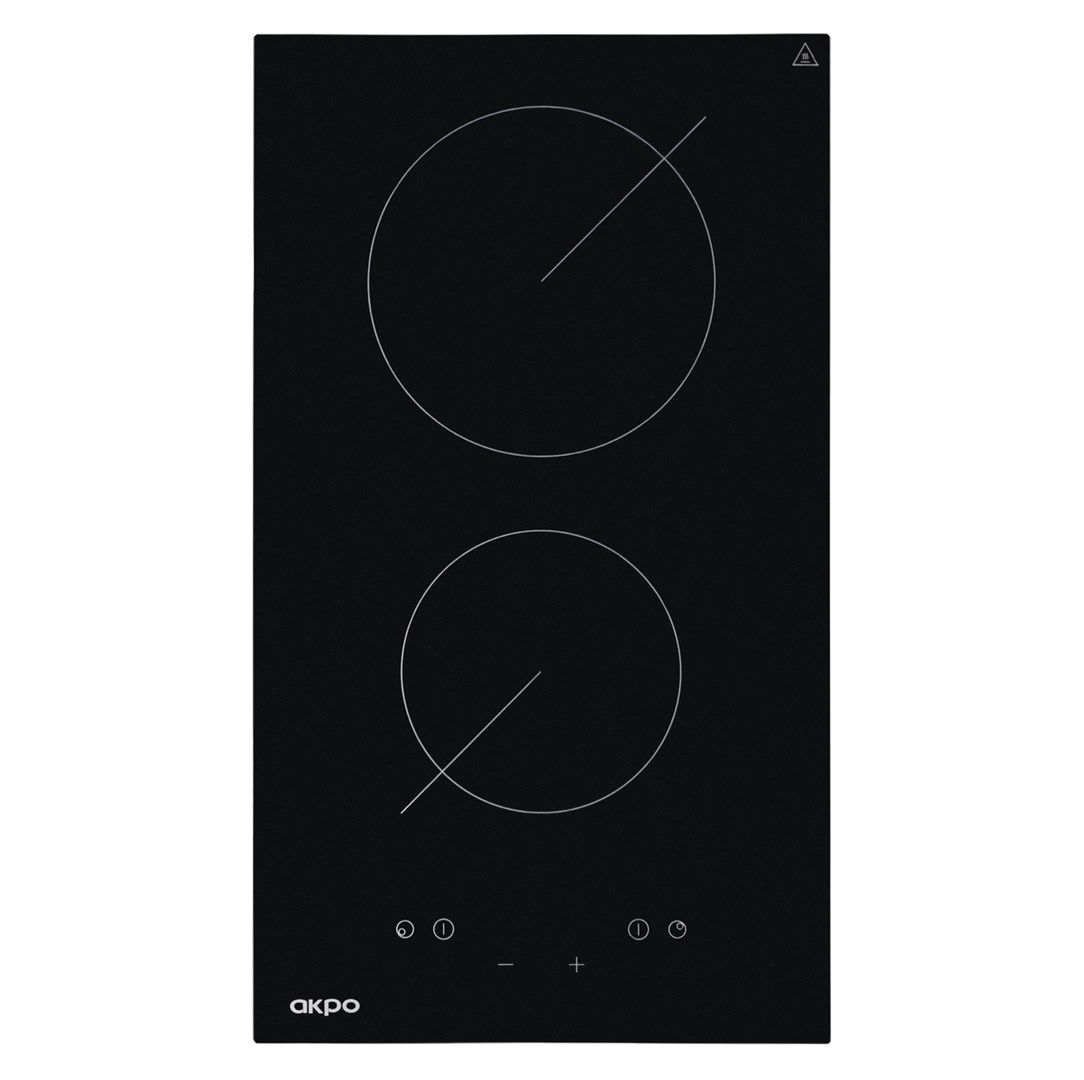 Akpo PKA 30 830/2 Hob Black Built-In 30 Cm 2 Zone(S)