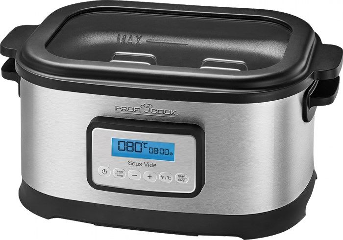 ProfiCook PC-SV 1112 8 L 520 W Black Stainless Steel