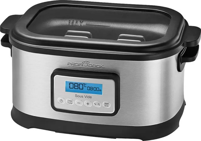 ProfiCook PC-SV 1112 8 L 520 W Black Stainless Steel