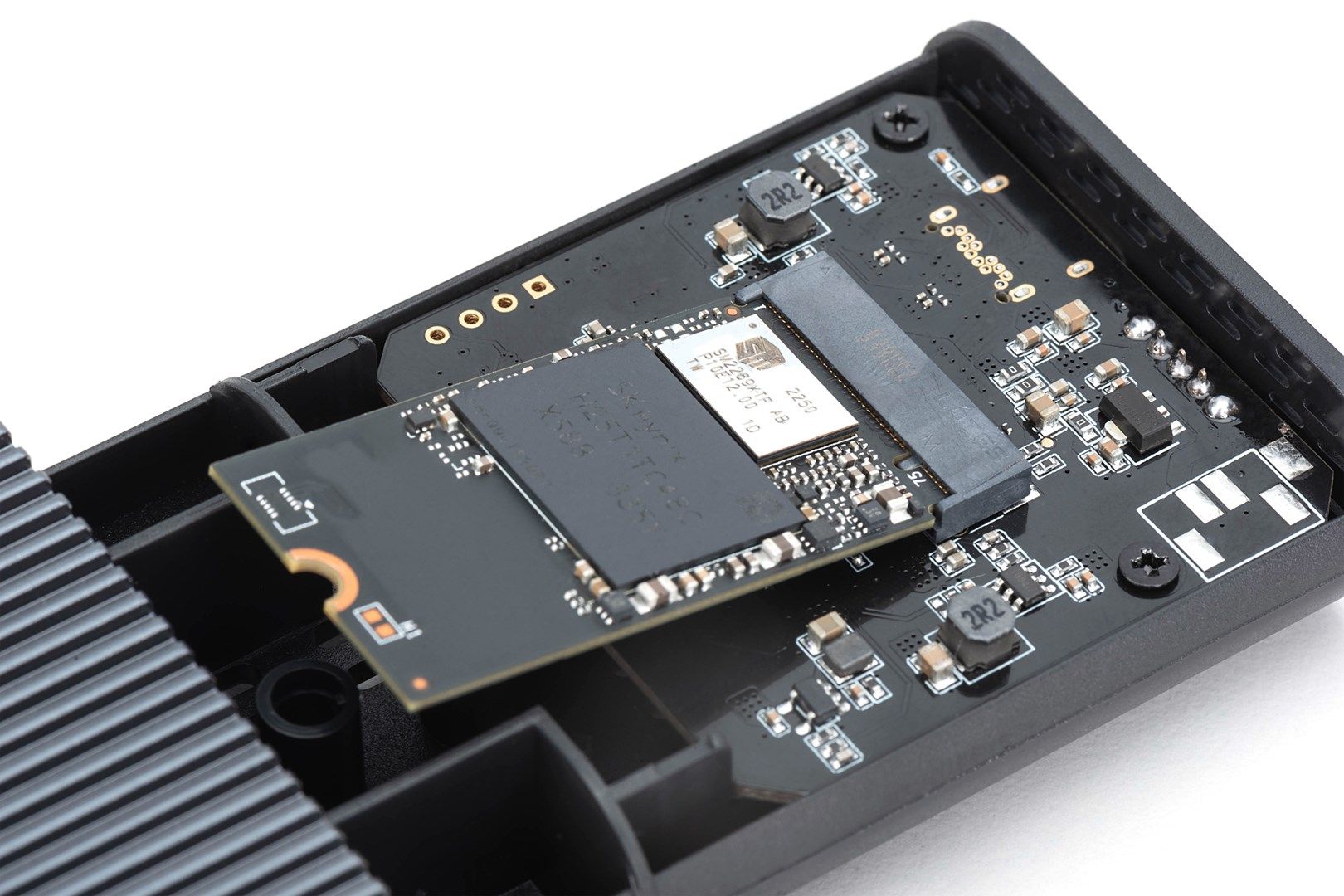 Digitus USB M.2 hard disk enclosure, SSD, external, NVMe, 40Gbps, USB 4.0, aluminum, toolfree