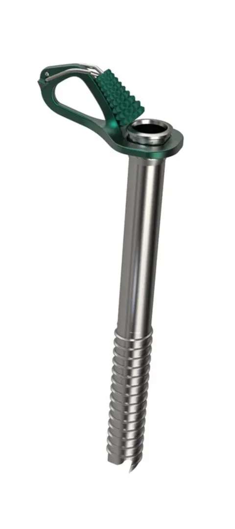 Aero Ice Screw 22cm-Green BLUE ICE