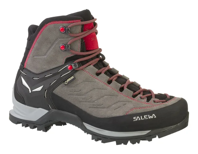 Salewa MTN Trainer Mid GTX Male Adult Charcoal Grey Red