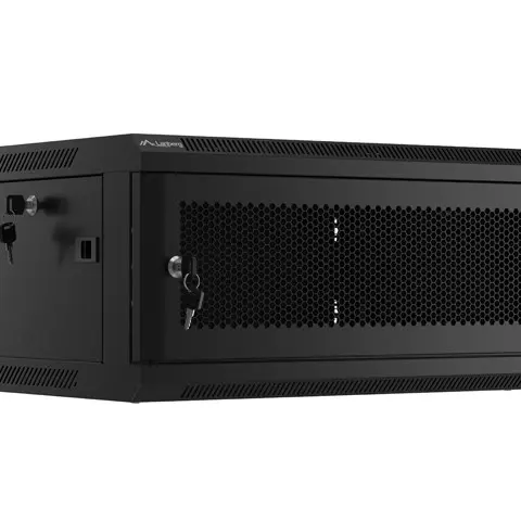 Lanberg WF01-6404-23B rack cabinet 4U Wall mounted rack Black