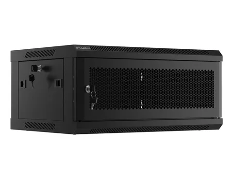 Lanberg WF01-6404-23B rack cabinet 4U Wall mounted rack Black