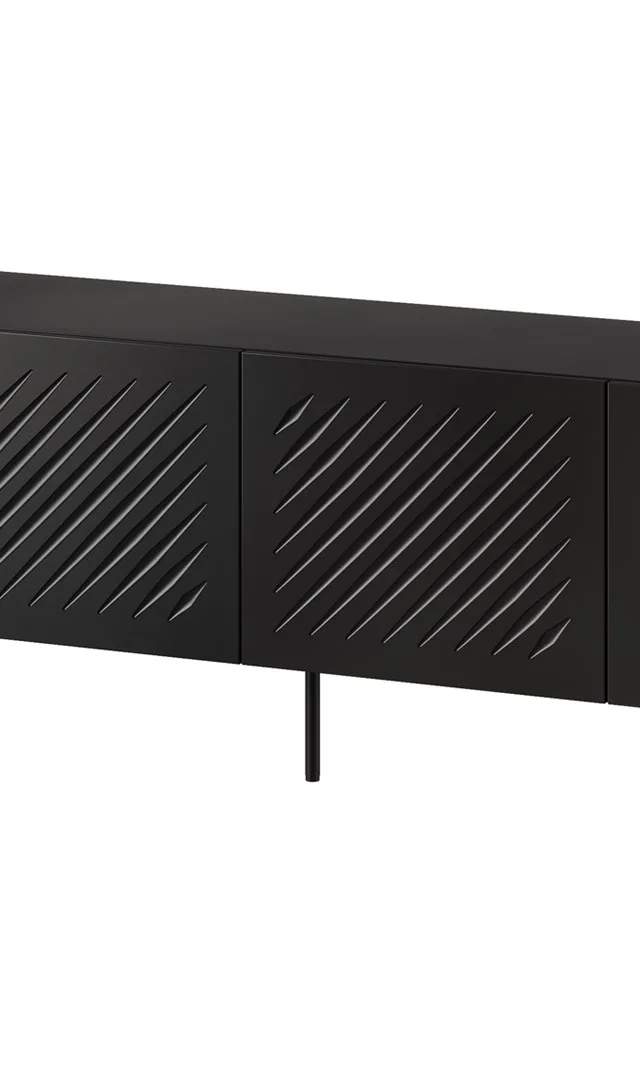 Cama RTV Cabinet SIENA 200x40x60 Mat Black