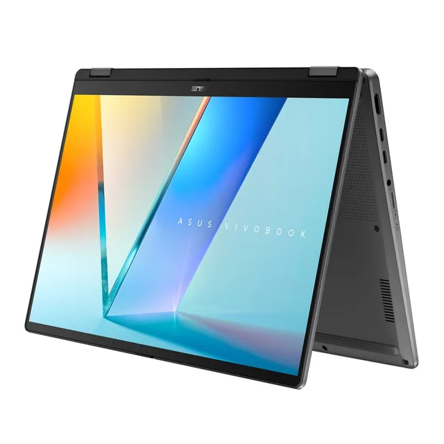 ASUS Vivobook 14 Flip TP3407SA-DS74T Intel Core Ultra 7 256V Hybrid (2-in-1) 35.6 cm (14") Touchscreen WUXGA 16 GB LPDDR5x-SDRAM 1 TB SSD Wi-Fi 7 (802.11be) Windows 11 Home Grey New Repack/Repacked