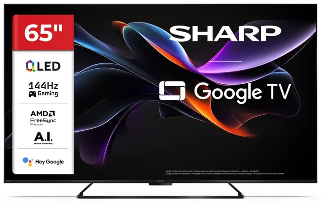 Sharp | 65HR7265E | 65 | Smart TV | Google TV | Black