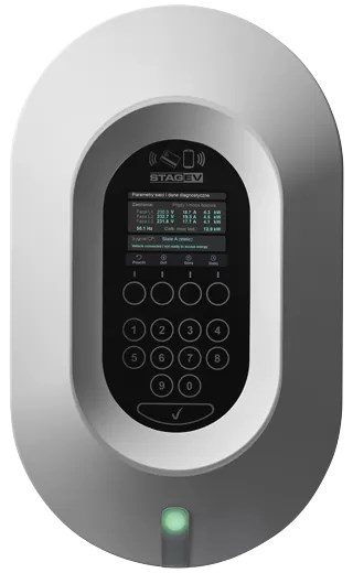 STAG EV CORE Charging Station (Charging Cable) White Graphite