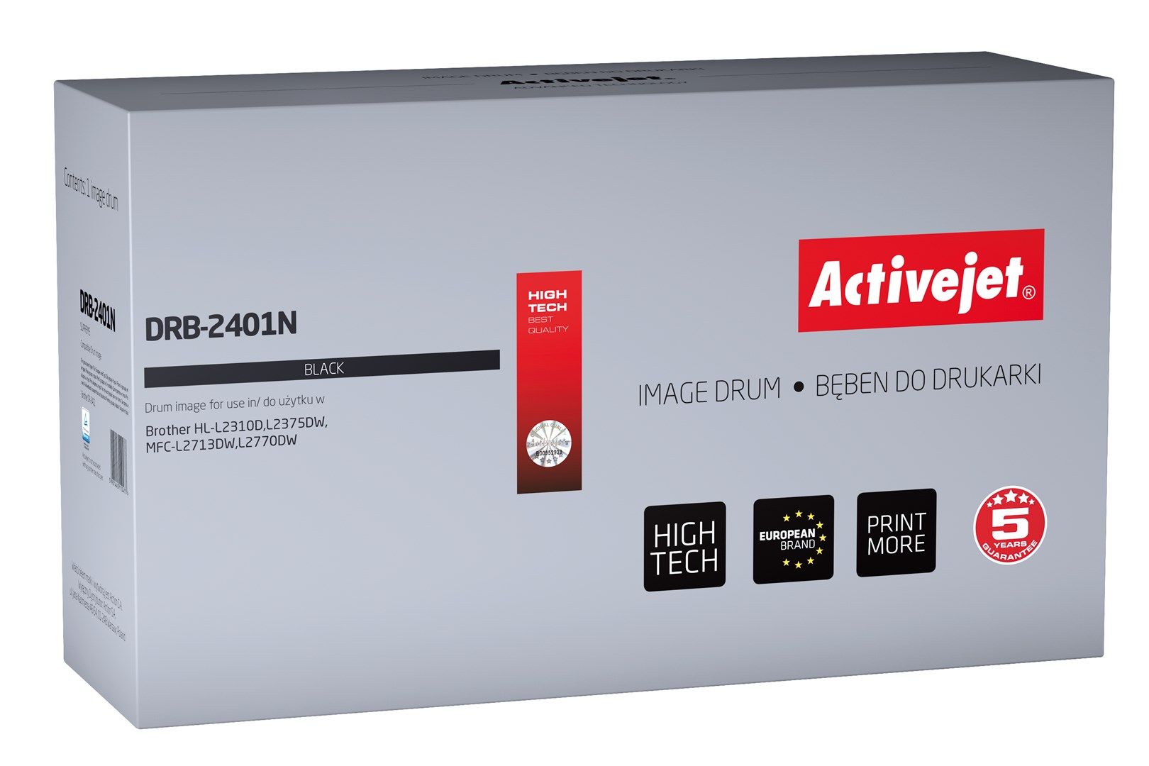 Activejet DRB-2401N drum (replacement for Brother DR-2401; Supreme; 12000 pages; black)