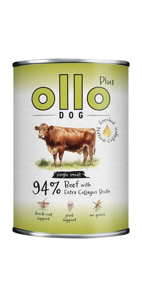 OLLO Plus Collagen Beef - Wet Dog Food - 400g