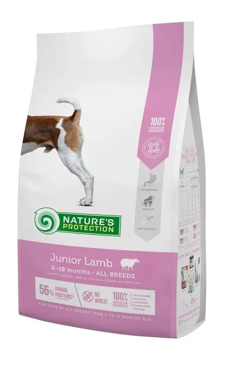 NATURE'S PROTECTION Junior Lamb - Dry Dog Food - 7 5kg