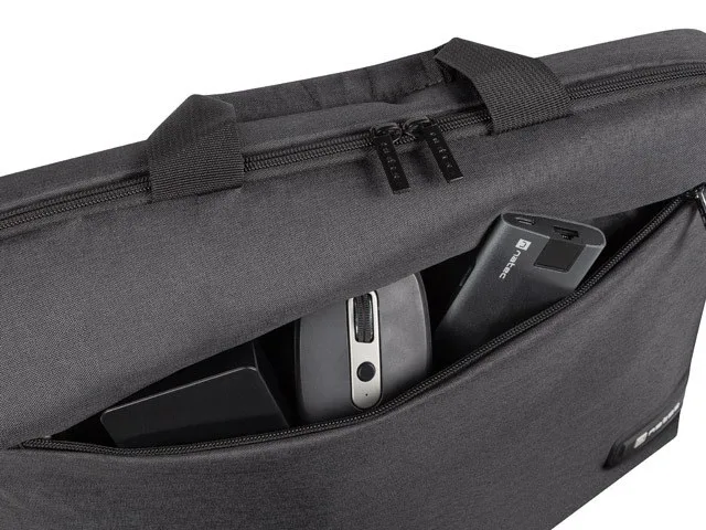 NATEC Beira 39.6 cm (15.6") Briefcase Black