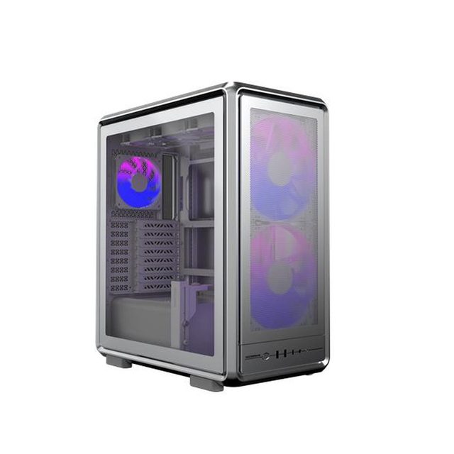 Cooler Master Masterframe 500 Mesh ARGB (Silber, Tempered Glass)