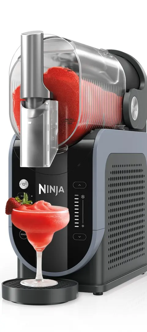 Ninja FS301EU Slushi Slush-Eismaschine Schwarz/Silber