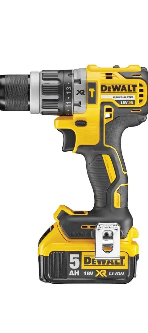 DeWALT DCD796P2-QW Drill Keyless Black Yellow 1.8 Kg