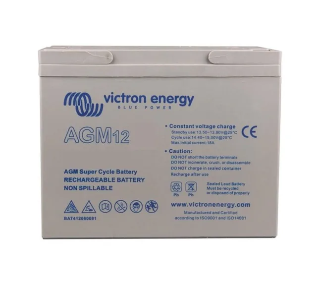 Battery VICTRON ENERGY AGM Super Cycle 12V/25Ah M5 (BAT412025081)
