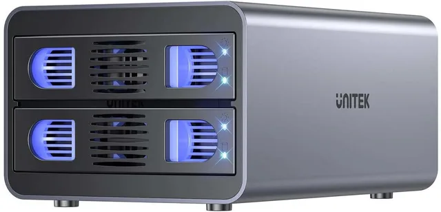 Unitek Case RAID Do Dysku SATA 2.5''/3.5'' – 4 Tryby 40TB 5Gb/S