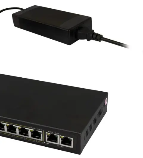 PULSAR SG108 network switch Gigabit Ethernet (10/100/1000) Power over Ethernet (PoE) Black