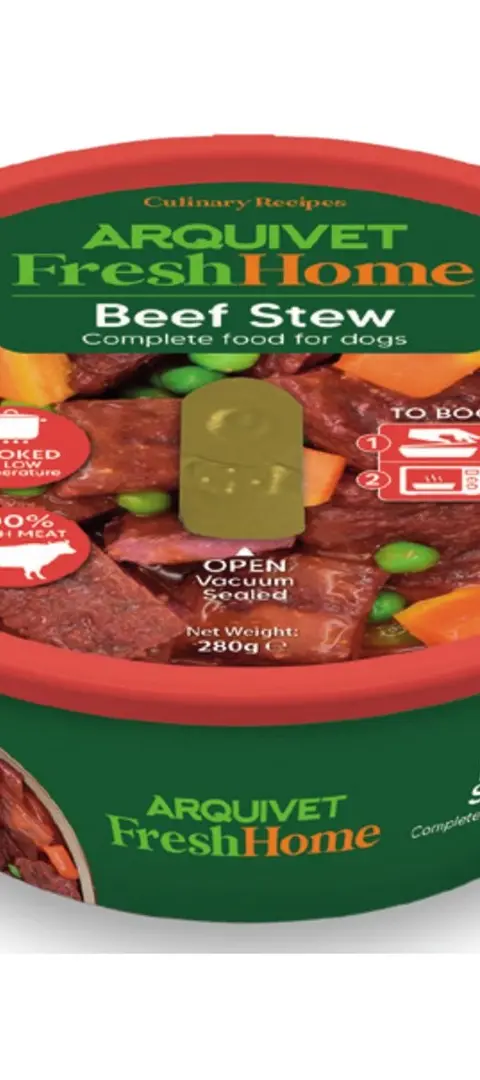 ARQUIVET Fresh Home Beef Stew - Wet Dog Food - 280g