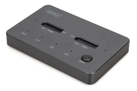 Digitus NVMe cloning station USB3.1 Gen2 Type-C NVMe M.2 SSD enclosure