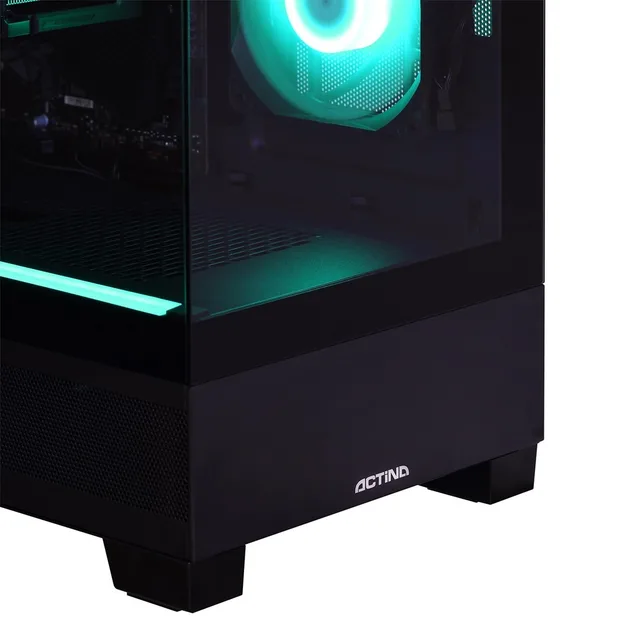 Actina 5901443439257 PC AMD Ryzen™ 7 8700F 16 GB DDR5-SDRAM 1 TB SSD AMD Radeon RX 9060 XT Midi Tower Black