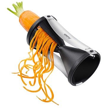 GEFU Spirelli Slicer Manual Black Silver Plastic Stainless Steel