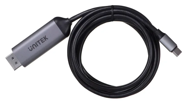 UNITEK V1423C video cable adapter 1.8 m USB Type-C DisplayPort