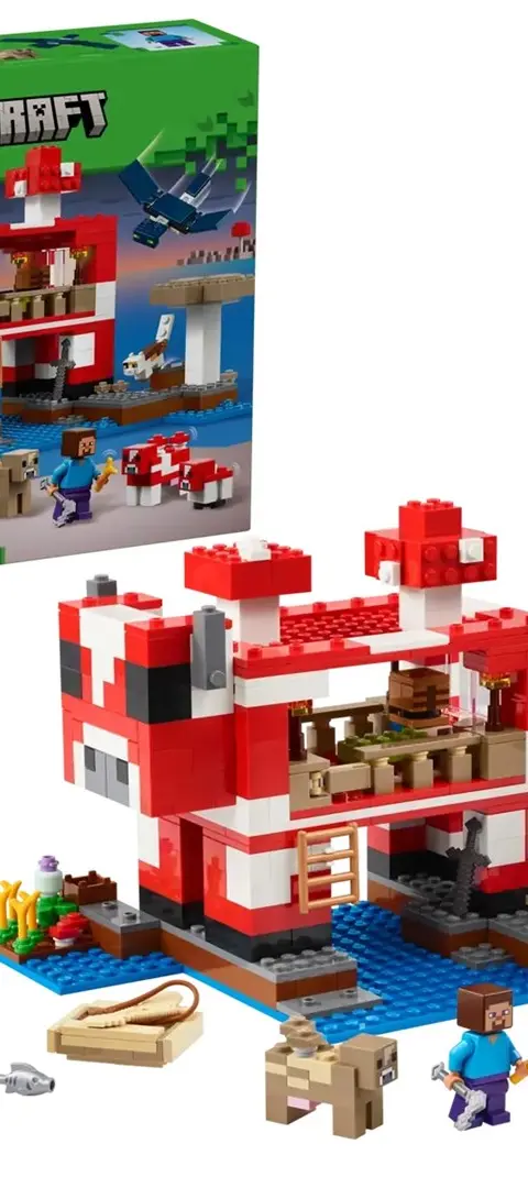 LEGO 21270 Minecraft Das Pilzkuh-Haus