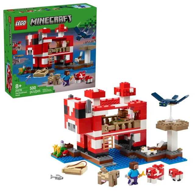 LEGO 21270 Minecraft Das Pilzkuh-Haus