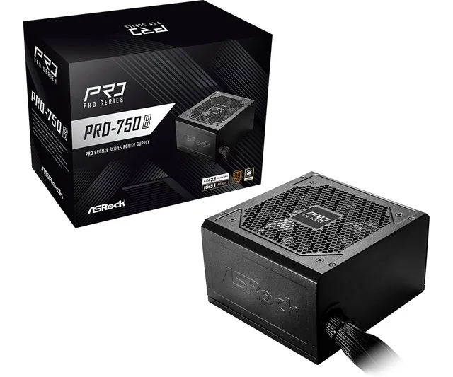 Asrock PRO-750B power supply unit 750 W 24-pin ATX ATX Black