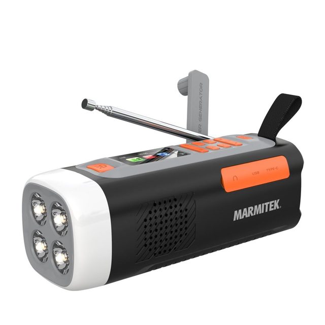 Marmitek RESQ 200 Outdoor Radio, Black