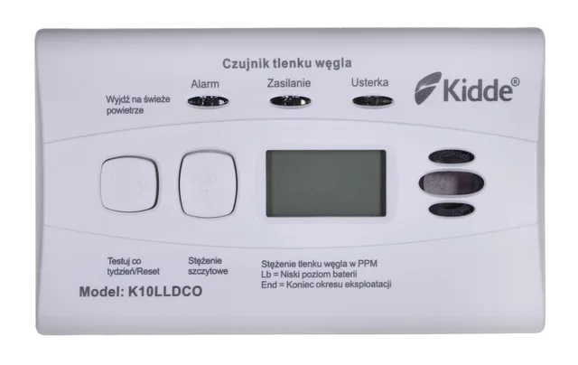 K10LLDCO KIDDE CARBON MONOXIDE AND CARBON MONOXIDE DETECTOR