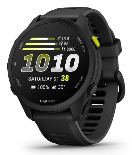 Garmin Forerunner 70 3.05 cm (1.2") AMOLED 43 mm Digital 390 x 390 pixels Touchscreen Black GPS (satellite)
