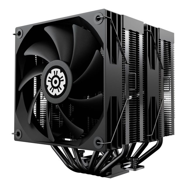 Enermax ETS-TD60D computer cooling system Processor Air cooler 12 cm Black