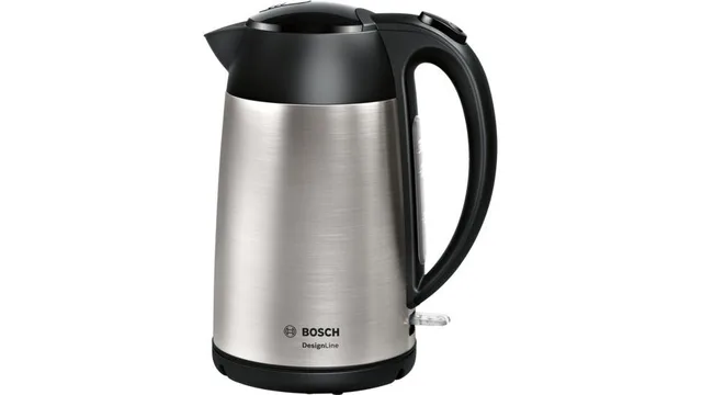 Bosch Wasserkocher 1,7 L Edelstahl/Schwarz