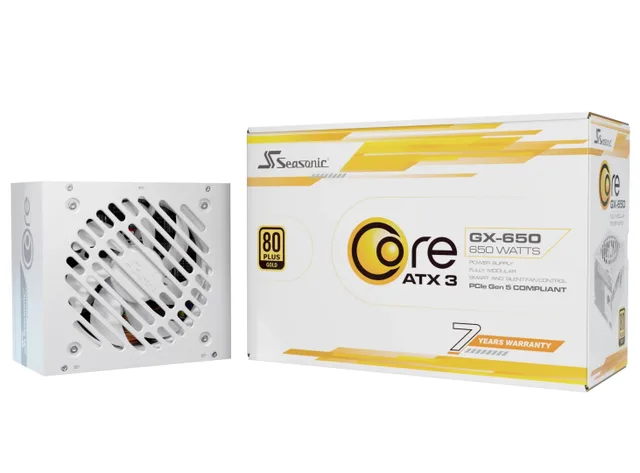 Seasonic CORE GX-650 power supply unit 650 W 20+4 pin ATX ATX White