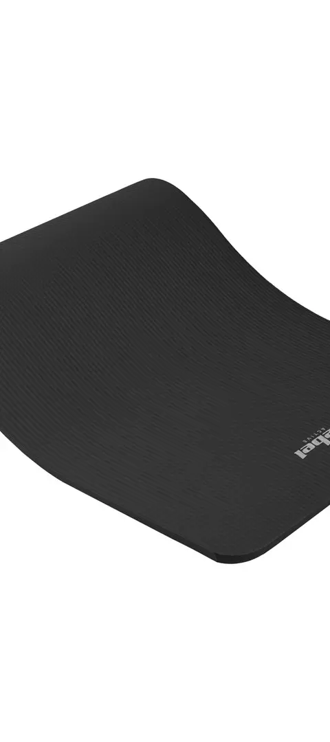 REBEL ACTIVE Black Gymnastic Exercise Mat