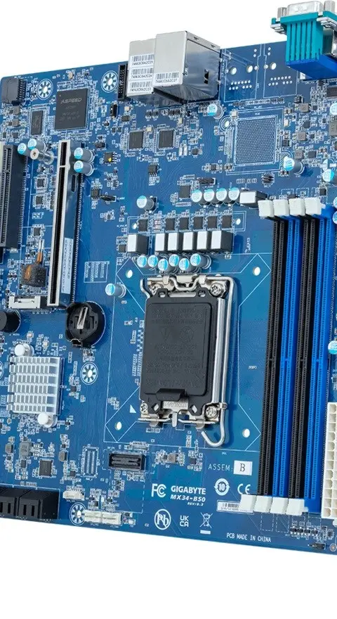 Motherboard - Gigabyte MX34-BS0 1x LGA 1700 Intel® Xeon® E-2400 / 6300 Intel® Pentium® Gold G7400 / G7400T Intel® C262