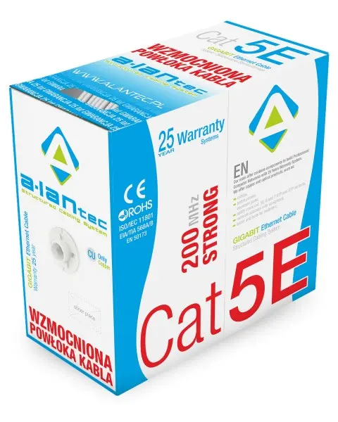 Alantec KIU5STR305 networking cable Grey 305 m Cat5e U/UTP (UTP)