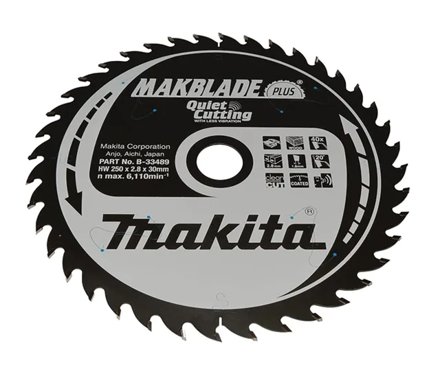 MAKITA PIŁA TARCZOWA 250x30x40z MAKBLADE PLUS DREWNO