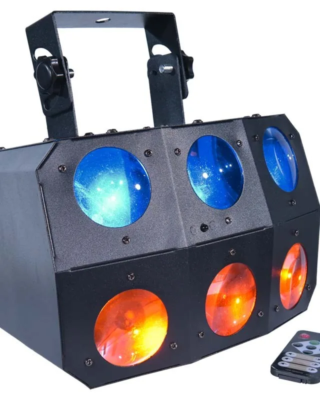 LIGHT4ME SIX EYE BEAM strong LED beam effect + REMOTE CONTROL