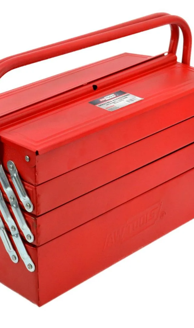 AWTOOLS SKRZYNKA NARZĘDZIOWA METALOWA 7cz. /530