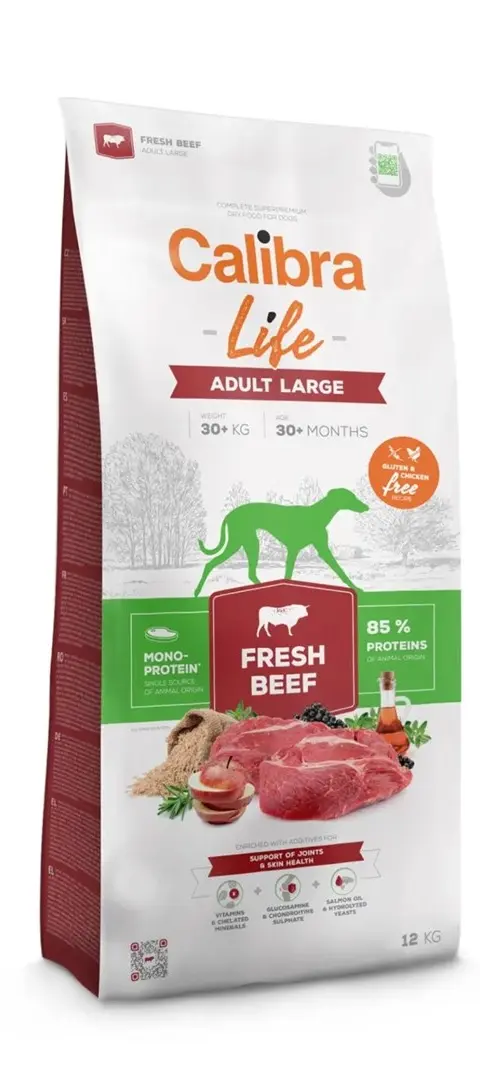 CALIBRA Life Adult Large Fresh Beef - Dry Dog Food - 12kg